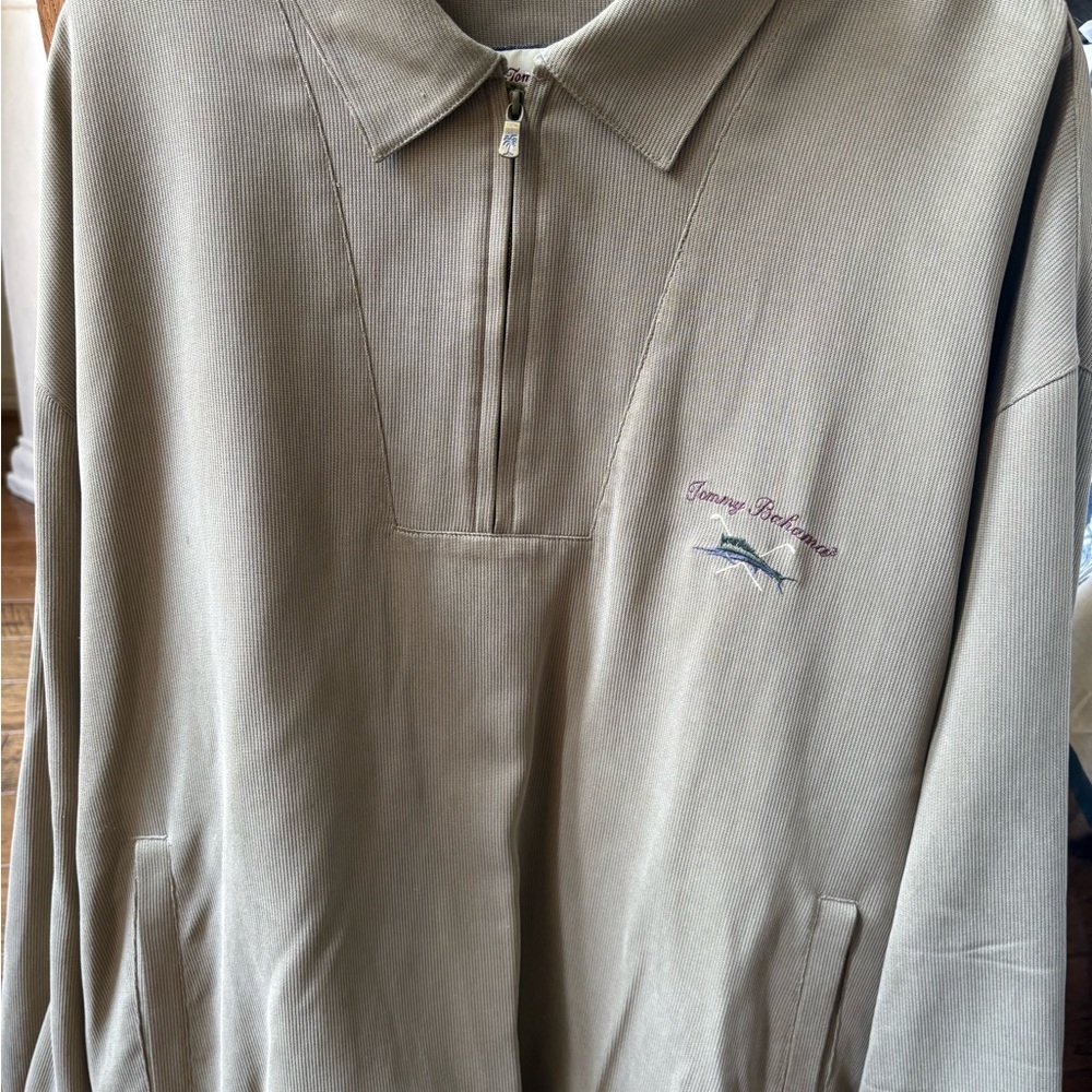 Tommy Bahama Men's Beige Performance Jacket